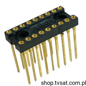 [2szt] SOCKET-18-PIN-GOLD Socket DIP18 Gold Plated R7.62 AUGAT