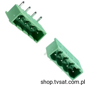 [50szt] 2EDGRC-5.08-04P-14-00AH Terminal Block 4 Pin Green THT DEGSON