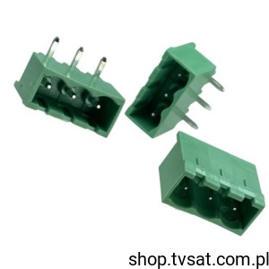 [50szt] 2EDGRC-5.08-03P-14-00AH Terminal Block 3 Pin Green THT DEGSON