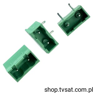 [50szt] 2EDGRC-7.62-02P-14-00AH Block 2 Pin 7.62 mm  Green THT DEGSON