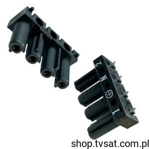 [3szt] 92.043.0058.1 GST18I4LB1 Vertical Block 4 Pin R=10.0 mm THT WIELAND
