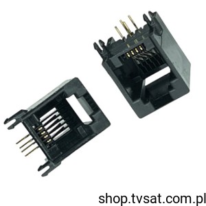 [20szt] 615004138421 Modular Conn R-A Jack 6P4C THT WURTH