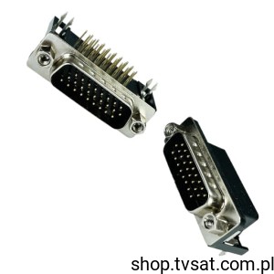 [2szt] 618026331023 Hd-D SUB Conn R-A Plug 26 Pos THT WURTH