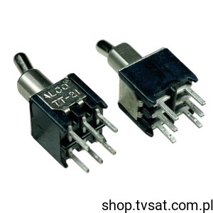 [2szt] TT21NGPC104 1-1825219-1 IP67 Toggle Switch THT ALCOSW
