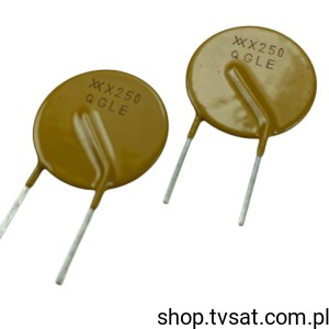 [50szt] RXEF250 250R PTC Resettable Fuse 3A Hold 0.05 Ohm THT LITTELFUSE