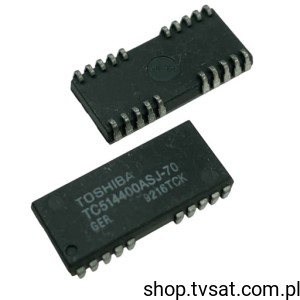 [4szt] TC514400ASJ-70 DRAM Memory 4M SOJ20-2 SMD-SOJ20-2 TOSHIBA