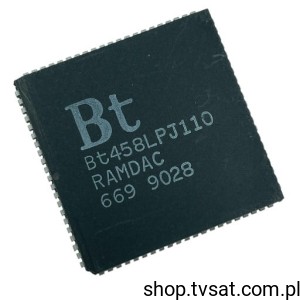 [1szt] BT458LPJ110 RAMDAC Color Palette SMD-PLCC84 BROOKTREE