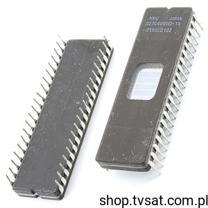 [3szt] D27C4000DC-15 4Mbit UV EPROM DIP32CW NEC