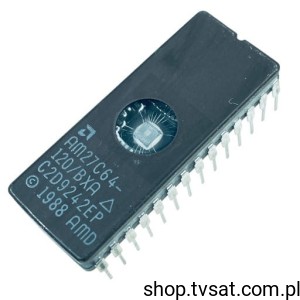 [2szt] AM27C64-120BXA 64Kbit UV EPROM DIP28CW AMD