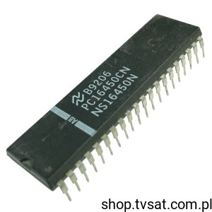 [2szt] PC16450CN NS16450N Serial I/O Controller DIP40 NSC