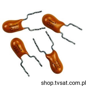 [50pcs] 33uF-10V-K-CU Tantalum 33uF 10V K=10% R=5mm THT THCSF