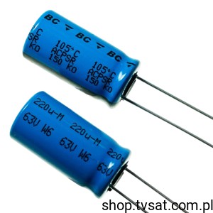 [20pcs] MAL215058221E3 220uF 63V 10x20mm THT RADIAL VISHAY