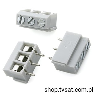 [40pcs] KRM-03 19690 Screw Terminal Block 3 Pin THT LUMBERG