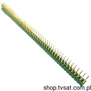 [1szt] 5-825440-0 Headers 2 x 50 Pin R=2.54  Gold Plate THT AMP
