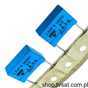 [20szt] KP1836215135W MKP 1500pF 1.6kV 10% R=15 mm R15.0 VISHAY