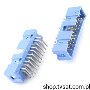[2szt] 2-1761605-7 Connector 2x10 Pin THT TYCO