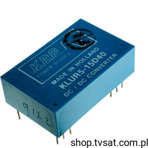[1szt] KLUR5-15D40 DC-DC 5V to 15V THT KRONE