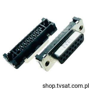 [4szt] 234174 D-SUB-15 Socket DB15 THT ERNI
