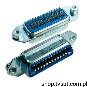 [2szt] 572024025 Socket 2 x 12 Pin THT SCSI BLOCK AMPHENOL