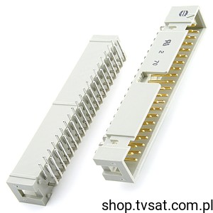 [4szt] 09185406323 Headers, Wire Housings 2 x 20Pin THT HARTING