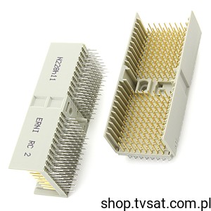 [1szt] 104517 Connector Male Straight 8x22 Pins THT ERNI