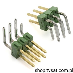 [4szt] TSW-103-08-S-D-RA Header 2.54mm 2x3Pin Gold Plat THT SAMTEC