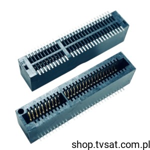 [4szt] ASP122431-03 PCB Socket 2 x10=2x19 Pin R=1mm SMD SAMTEC