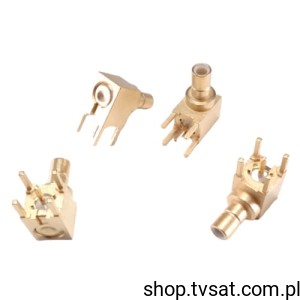 [2szt] R114665000 HF Socket SMB to Case Angle THT RADIALL