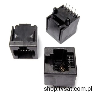 [20szt] 556416-1 RJ-45 Socket to PCB THT TYCO