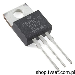 [20pcs] FEP16JT Diode 600V 16A TO220 GI 