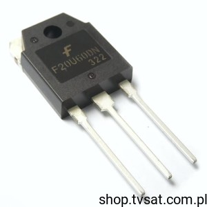 [4pcs] FFAF20U60DN Dual Diode U=600V I=20A 90ns TO3P FAIRCHILD