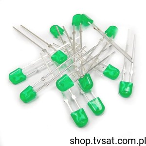 [300szt] NSPG457S LED 4.5x2mm Green RADIAL NICHIA