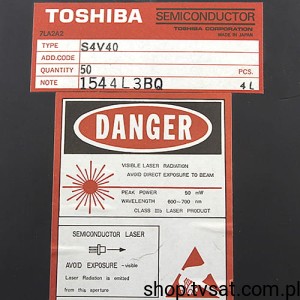 [1szt] S4V40 Laser Diode 50mW 650nm TO Case THT TOSHIBA