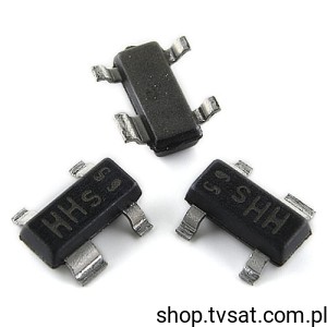[300pcs] BBY51-07E7764 Diode 3 - 7pF Varicap SMD-SOT143 SIEMENS