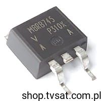 [20pcs] MBRB745 Diode 45V 7.5A Schottky SMD-TO263 VISHAY