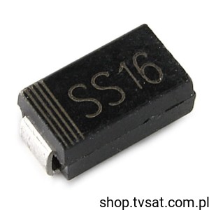 [200pcs] SS16 Diode 40V 1A Schottky SMD-DO214AC VISHAY