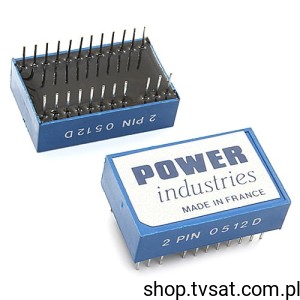 [2pcs] 2PIN0512D DC-DC 5V to +/-12V 40mA THT POWERIND