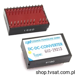 [2pcs] 602-29213 2CCN0512D DC-DC 5V to +/-12V 40mA THT COSMOSPWR