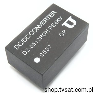 [1szt] D2-0512RDH DC-DC In 5V Out 12V THT UNITRODE