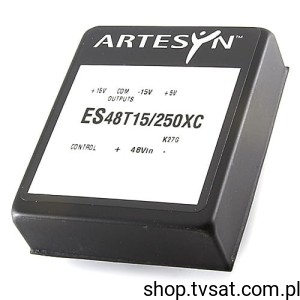 [1pc] ES48T15-250XC DC-DC 72V to 5V 1.5A +/-15V 0.25A THT ARTESYN