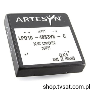 [1pc] LPD10-48S3V3-C DC-DC 72V to 3.3V 2A THT ARTESYN