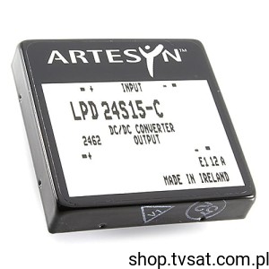 [1pc] LPD24S15-C DC-DC 36V to 15V 0.66A THT ARTESYN