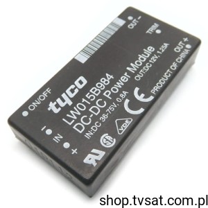[1pc] LW015B984 DC-DC 36-75V to 12V 1.25A THT TYCO