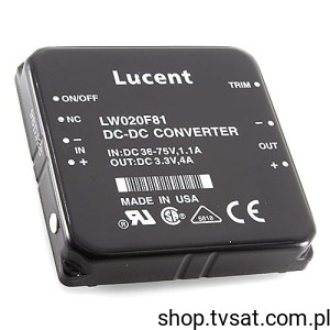 [1szt] LW020F81 DC-DC 72V to 3.3V 4A THT LUCENT