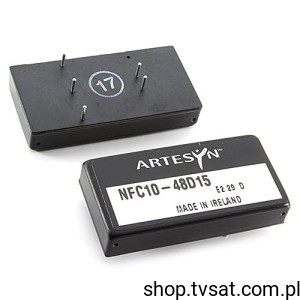 [1pc] NFC10-48D15 DC-DC 72V to +/-15V 0.33A Converter THT ARTESYN