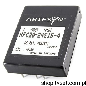 [1pc] NFC20-24S15-4 DC-DC 36V to 15V 1.3A Converter THT ARTESYN