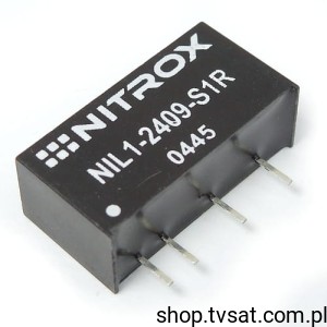 [1szt] NIL1-2409-S1R DC-DC In 24V Out 9V 1A SIL4 NITROX