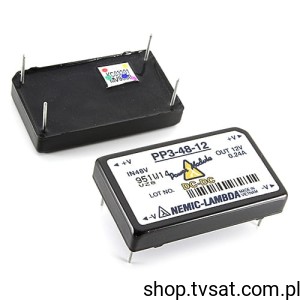[1pc] PP3-48-12 DC-DC 48V to 12V 0.24A THT NEMICLAMB