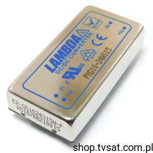 [1pc] PXD10-24WS15 DC-DC In 9-36V Out 15V 0.67A 10W THT LAMBDA
