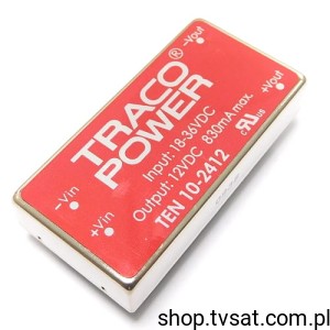 [1pc] TEN10-2412 DC-DC In 18-36V Out 12V 0.83A THT TRACO